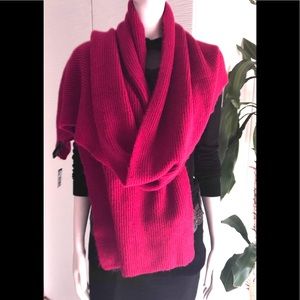 NWT Red shawl RW & CO